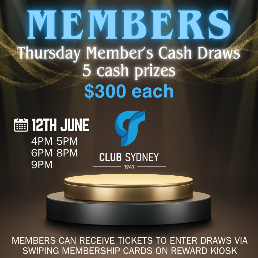 weekly members draw 12062025 Club Sydney (2)